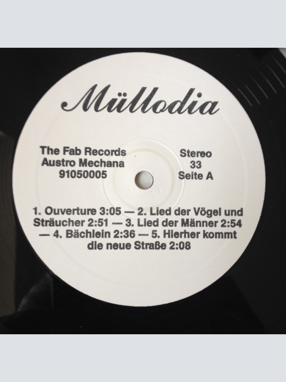 Vinyl / Heimo Radkovic - Müllodia