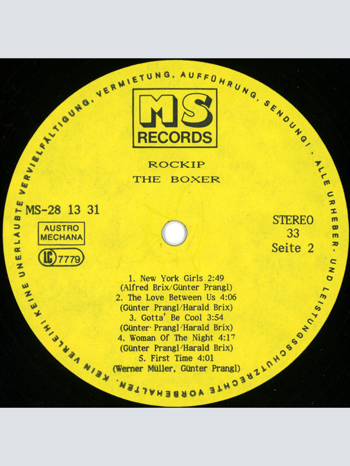 Vinyl / Rockip - The Boxer