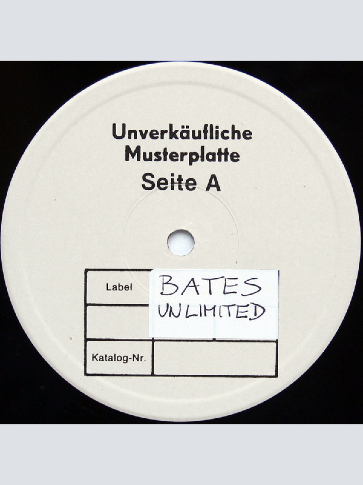 Vinyl / Bates Unlimited - Is It A Sin?