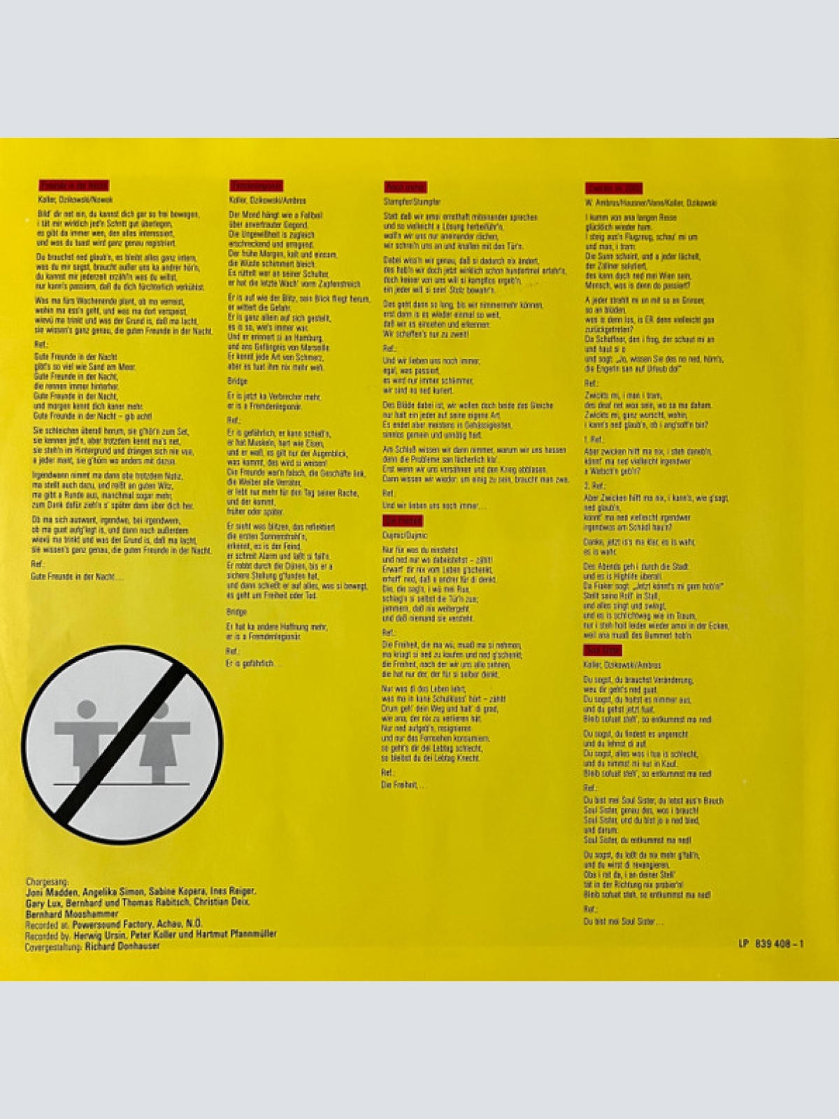 Vinyl / W. Ambros*, № 1* - Mann Und Frau