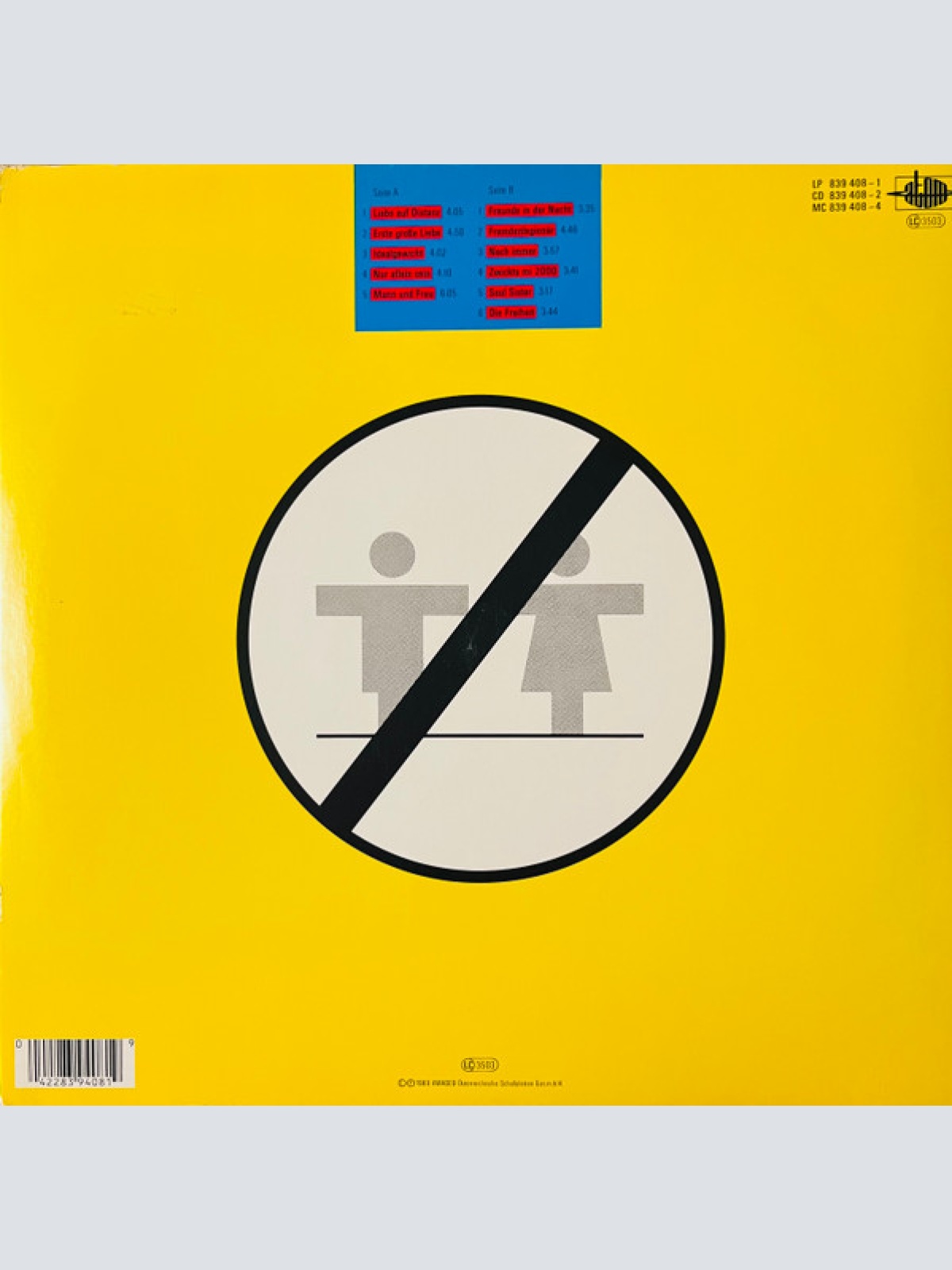 Vinyl / W. Ambros*, № 1* - Mann Und Frau