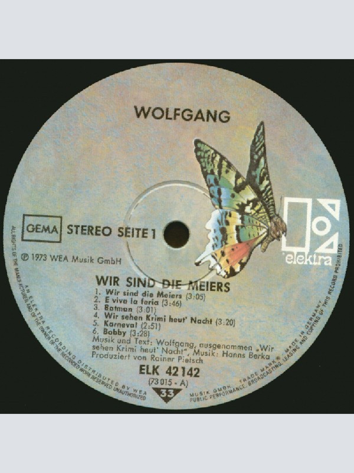 Vinyl / Wolfgang* - Wir Sind Die Meiers