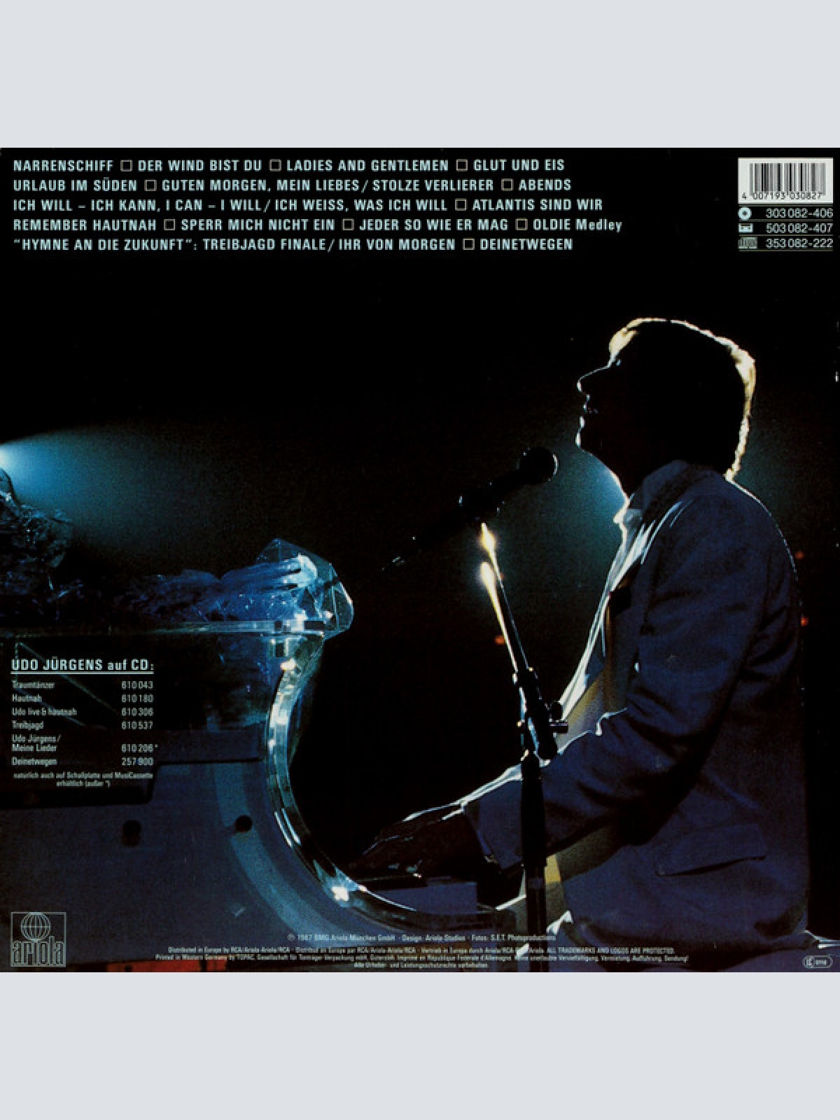 Vinyl / Udo Jürgens - Das Live Konzert '87