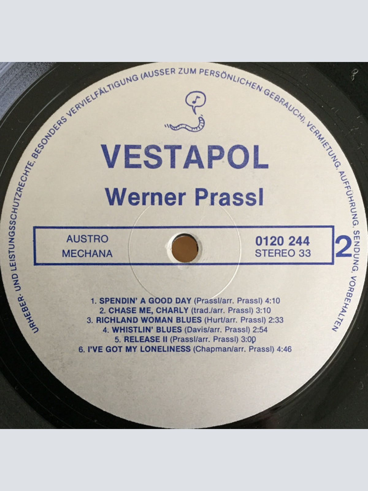 Vinyl / Werner Prassl - Vestapol