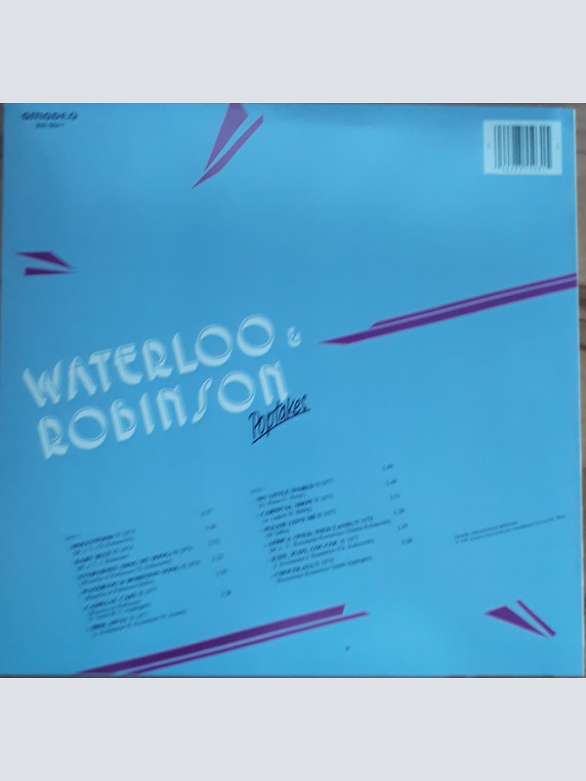Vinyl / Waterloo & Robinson - Poptakes