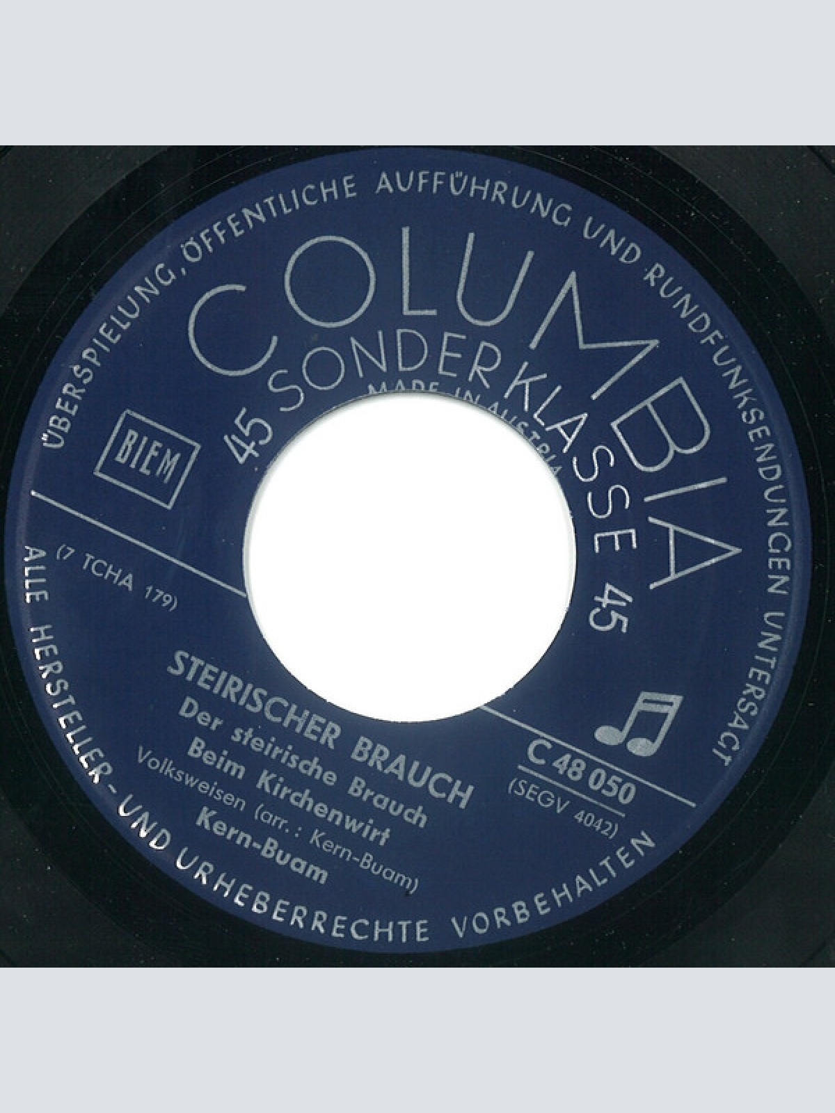 Vinyl / Die Kern Buam - Steirischer Brauch