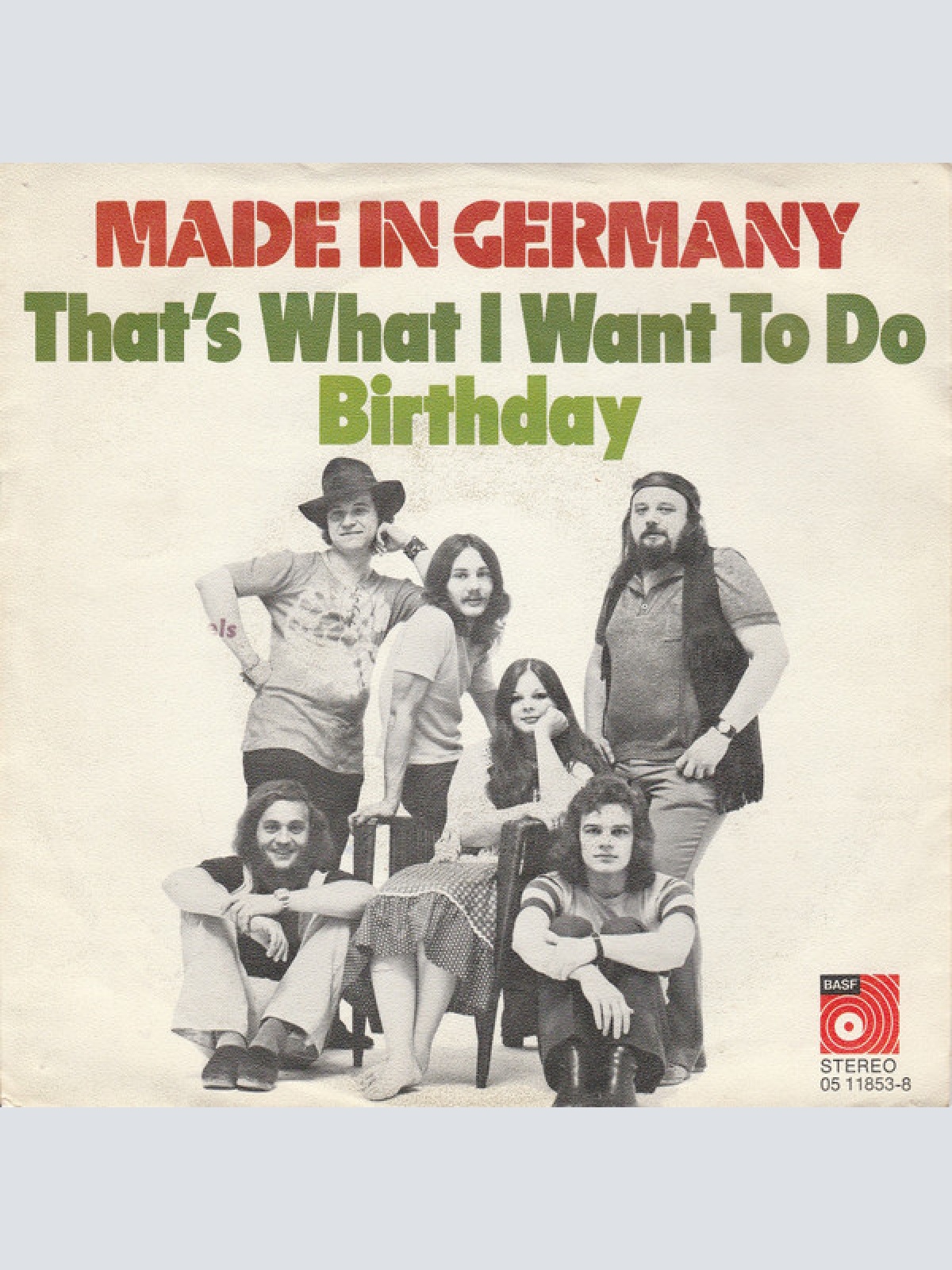 Vinyl / Made In Germany - That's What I Want To Do / Birthday