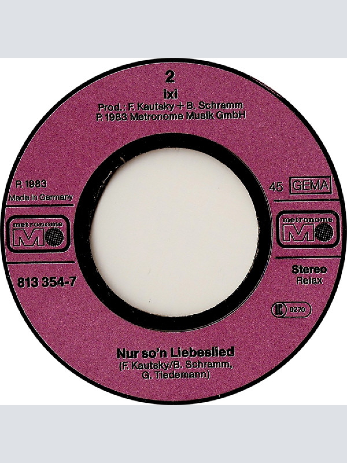 Vinyl / Ixi - Handkuss (Warum Denn Immer So Direkt)