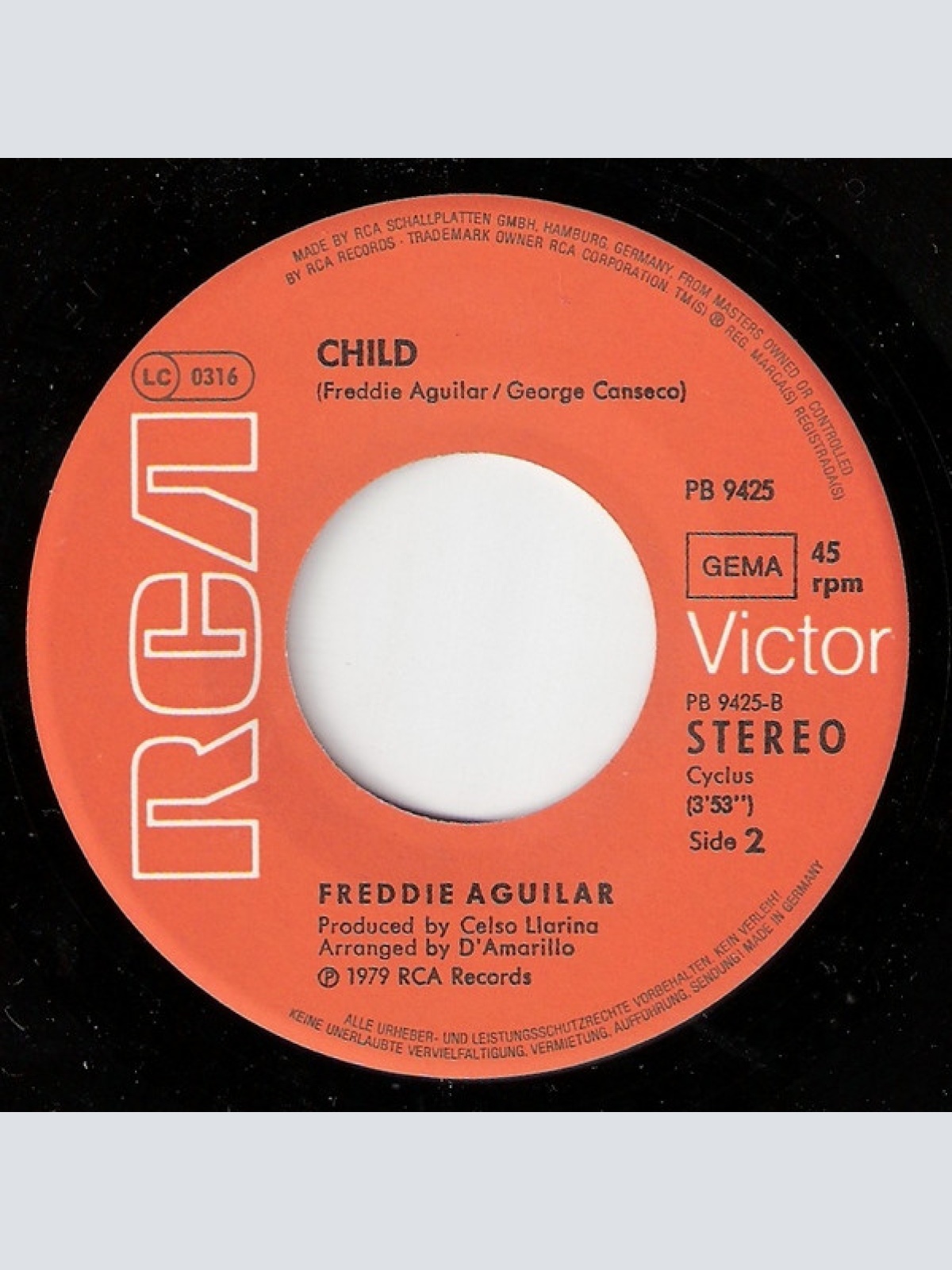 Vinyl / Freddie Aguilar - Anak