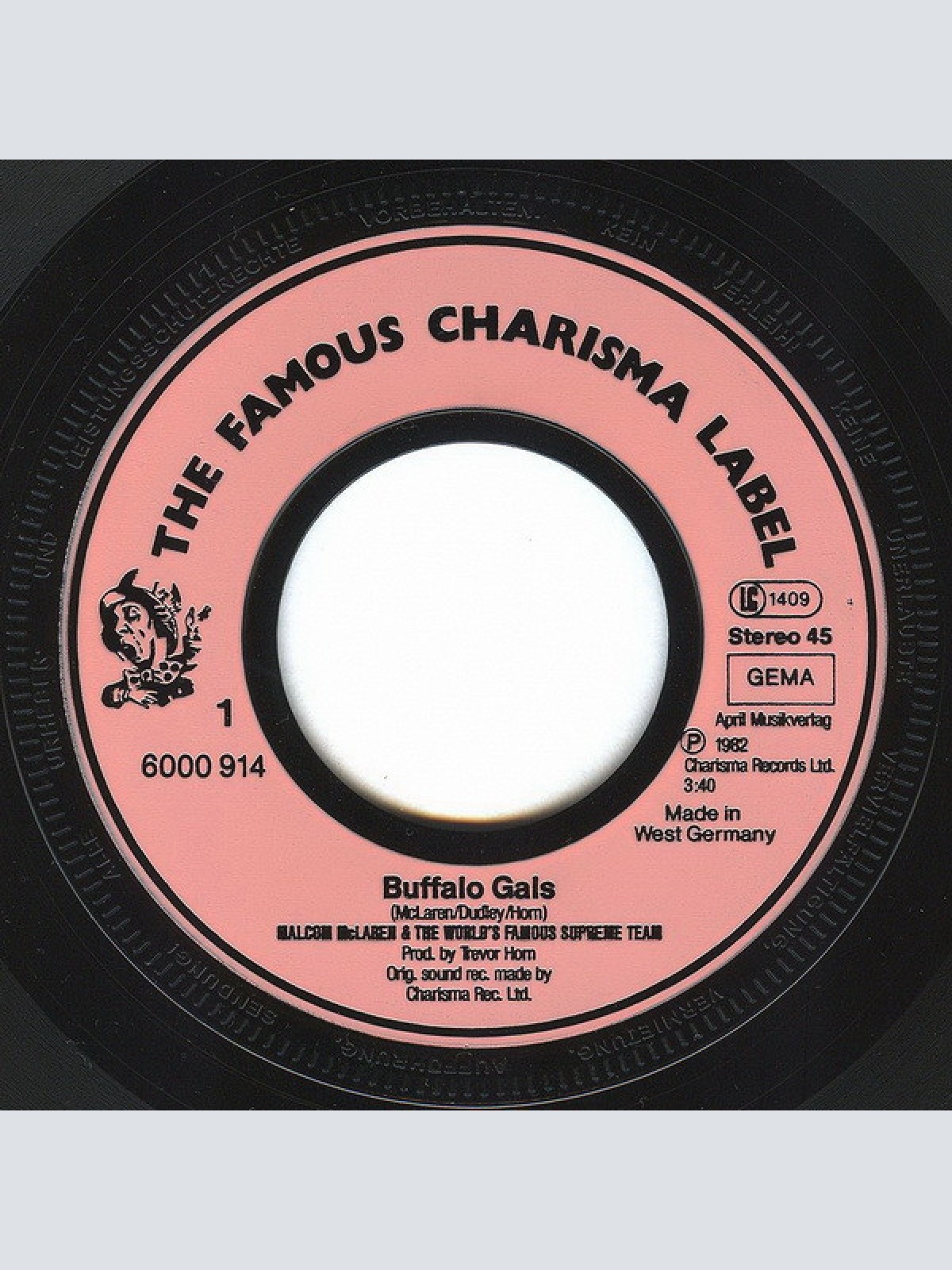 Vinyl / Malcolm McLaren And The World's Famous Supreme Team* - Buffalo Gals