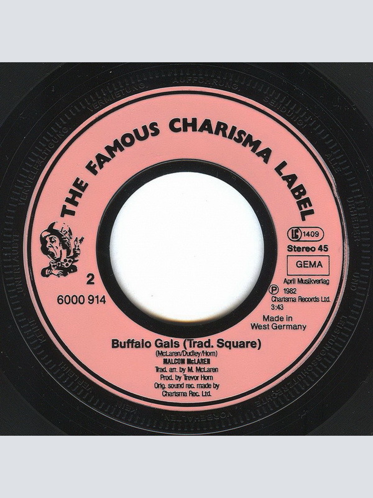 Vinyl / Malcolm McLaren And The World's Famous Supreme Team* - Buffalo Gals