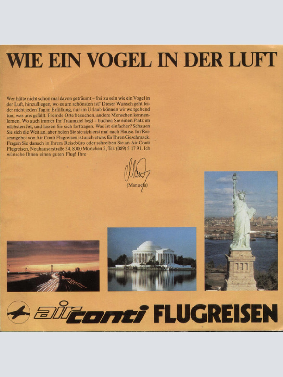 Vinyl / Manuela (5) - I Believe In The USA