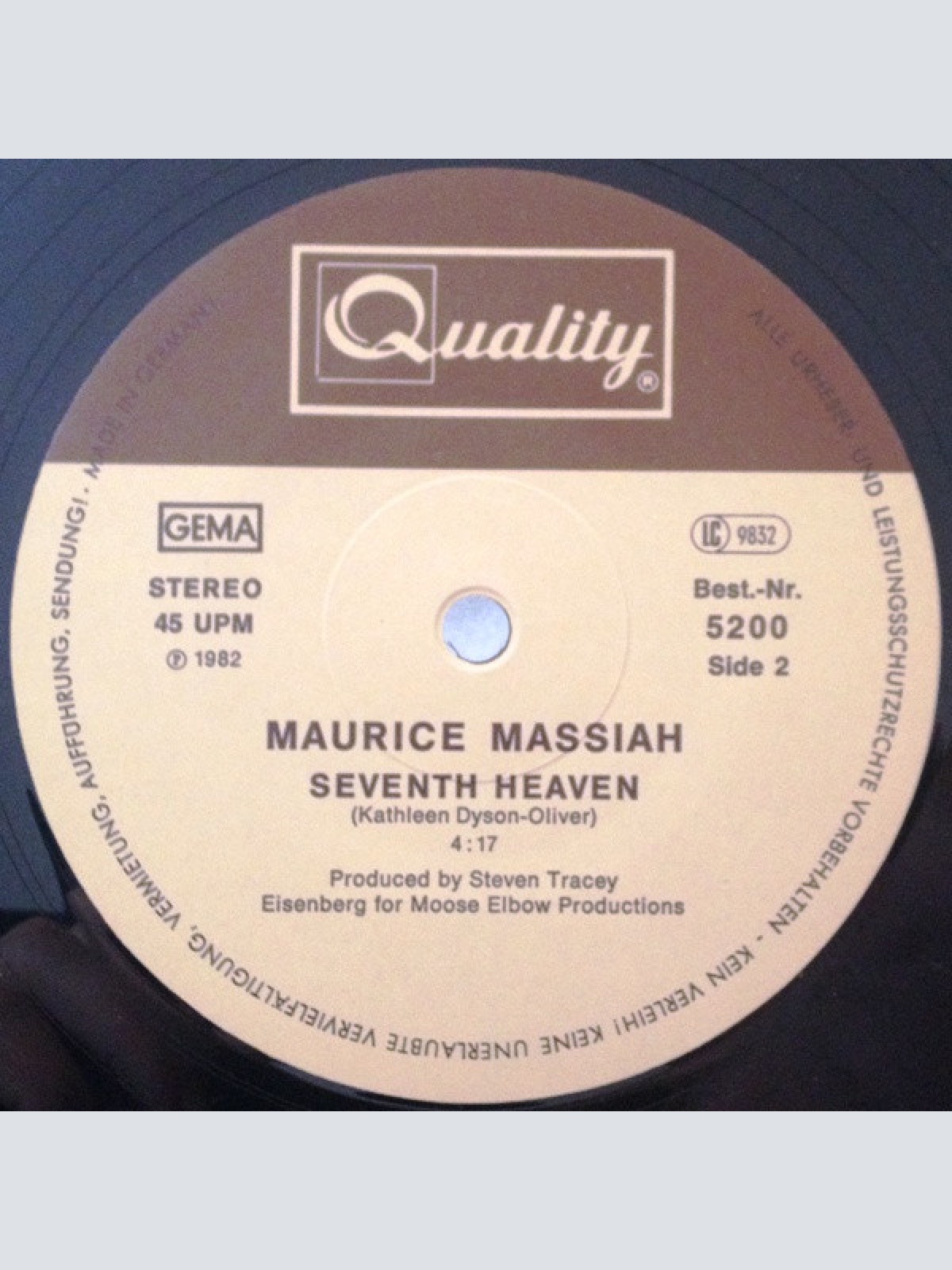 Vinyl / Maurice Massiah - We Can Go To Your House