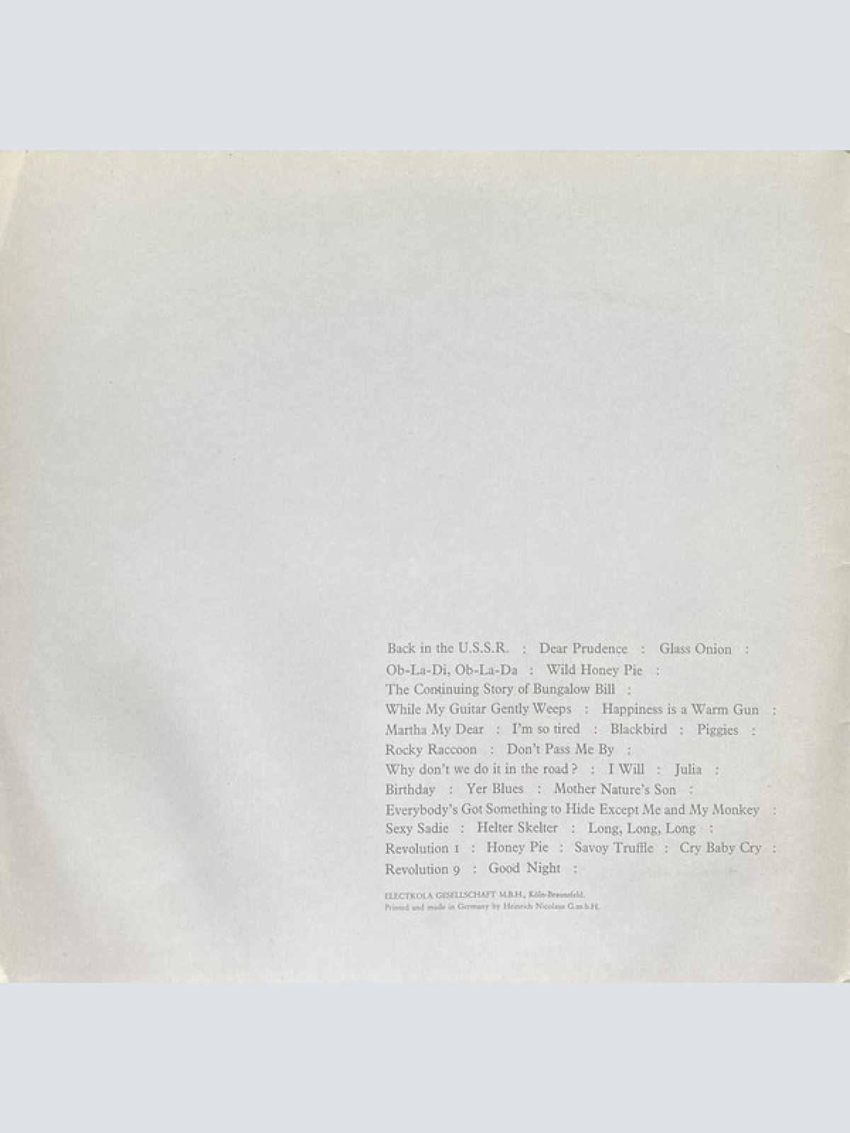 Vinyl / The Beatles - The Beatles