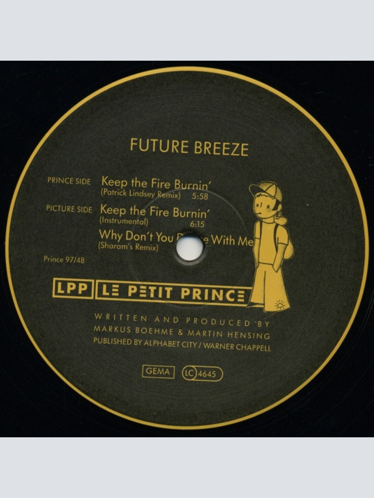 Vinyl / Future Breeze - Keep The Fire Burnin'