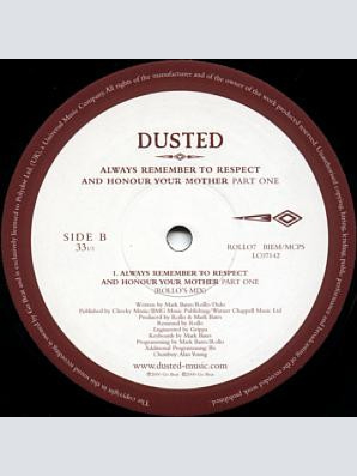 Vinyl / Dusted - Always Remember To Respect And Honour Your Mother - Part One
