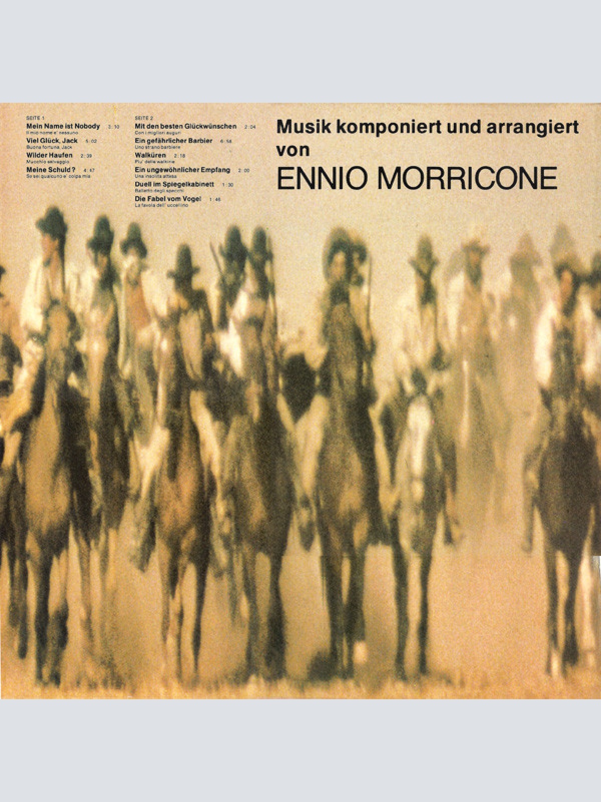 Vinyl / Ennio Morricone - Mein Name Ist Nobody = Il Mio Nome E' Nessuno (Original Film-Soundtrack)