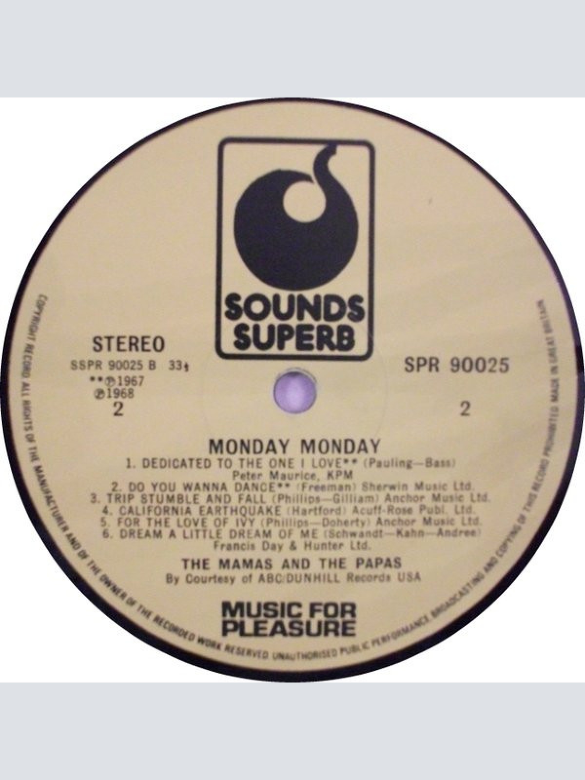 Vinyl / The Mamas & The Papas - Best Of The Mamas & The Papas - Monday Monday