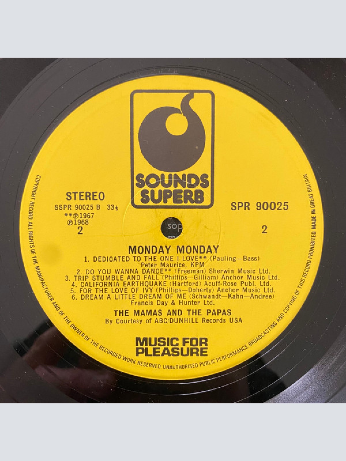 Vinyl / The Mamas & The Papas - Best Of The Mamas & The Papas - Monday Monday