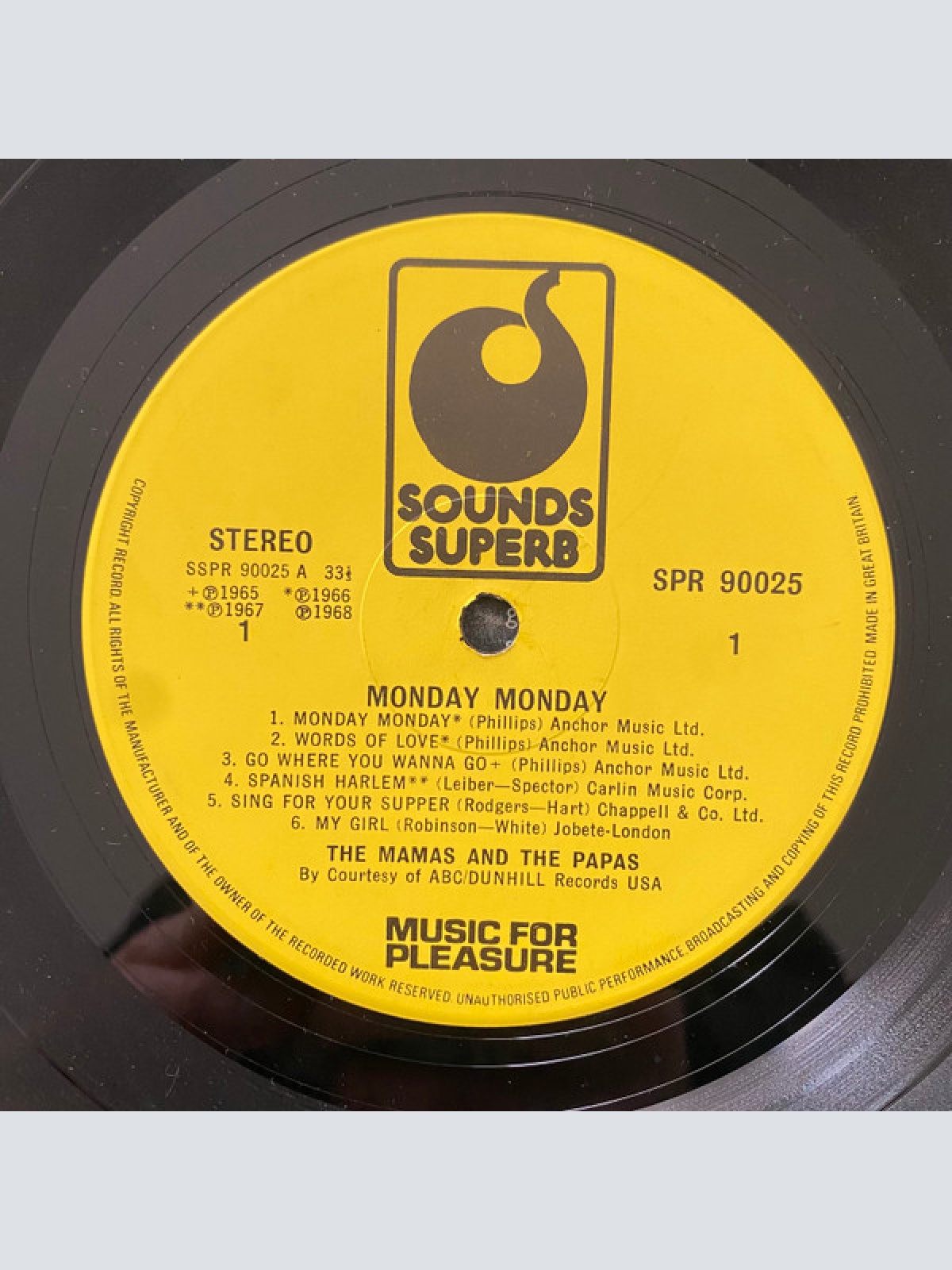 Vinyl / The Mamas & The Papas - Best Of The Mamas & The Papas - Monday Monday