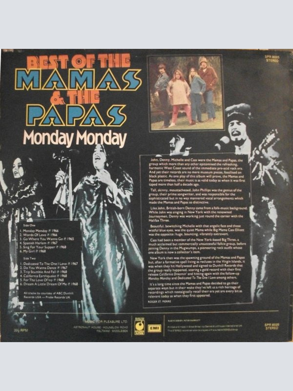 Vinyl / The Mamas & The Papas - Best Of The Mamas & The Papas - Monday Monday