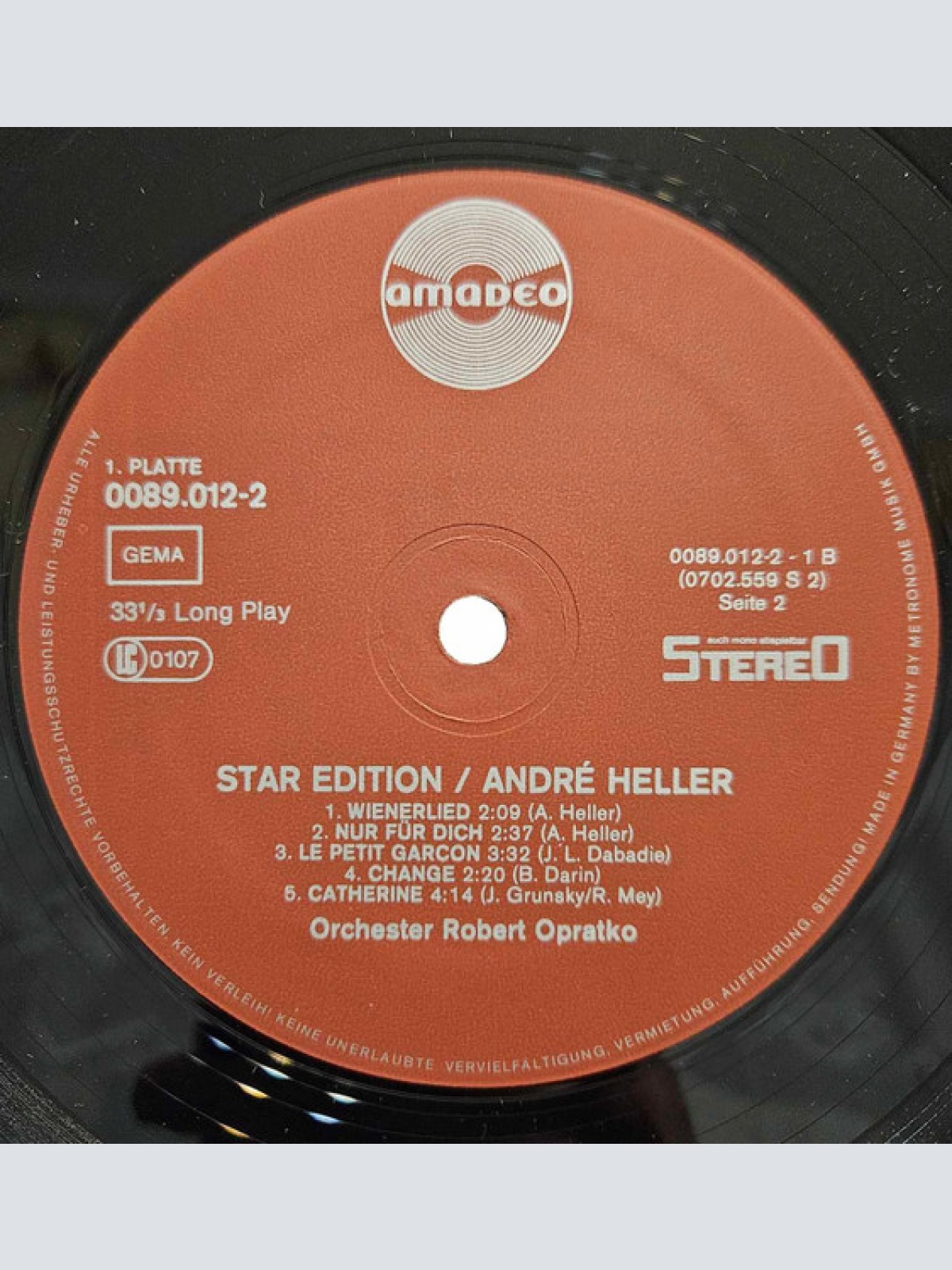 Vinyl / André Heller - Star Edition