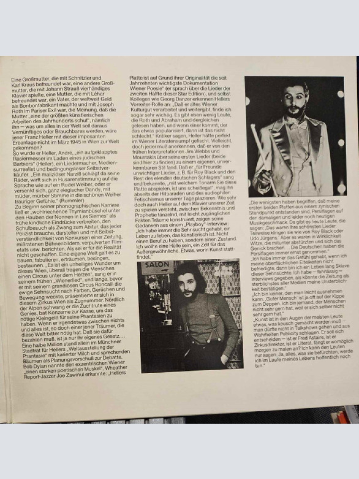 Vinyl / André Heller - Star Edition