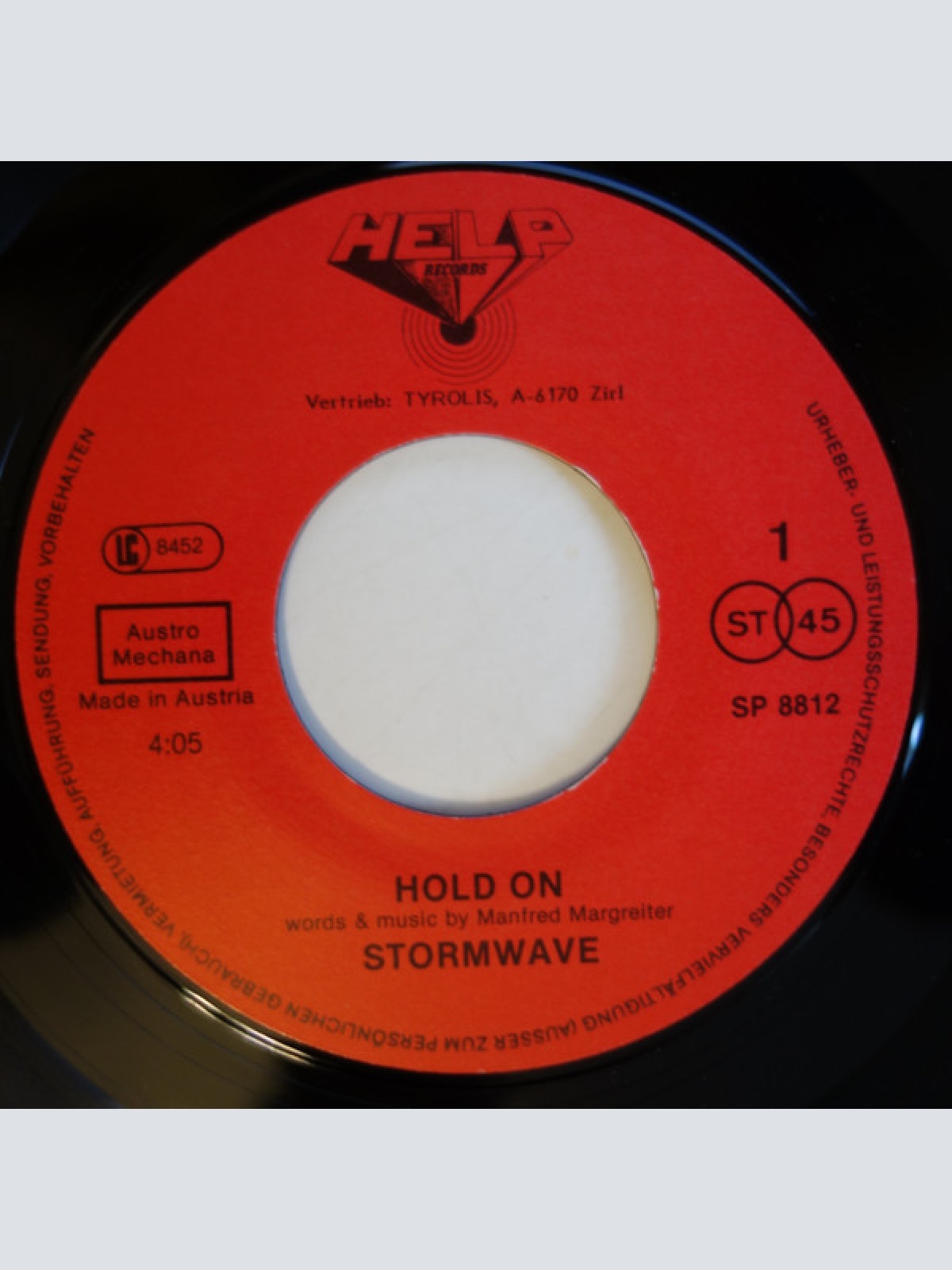 Vinyl / Stormwave - Hold On