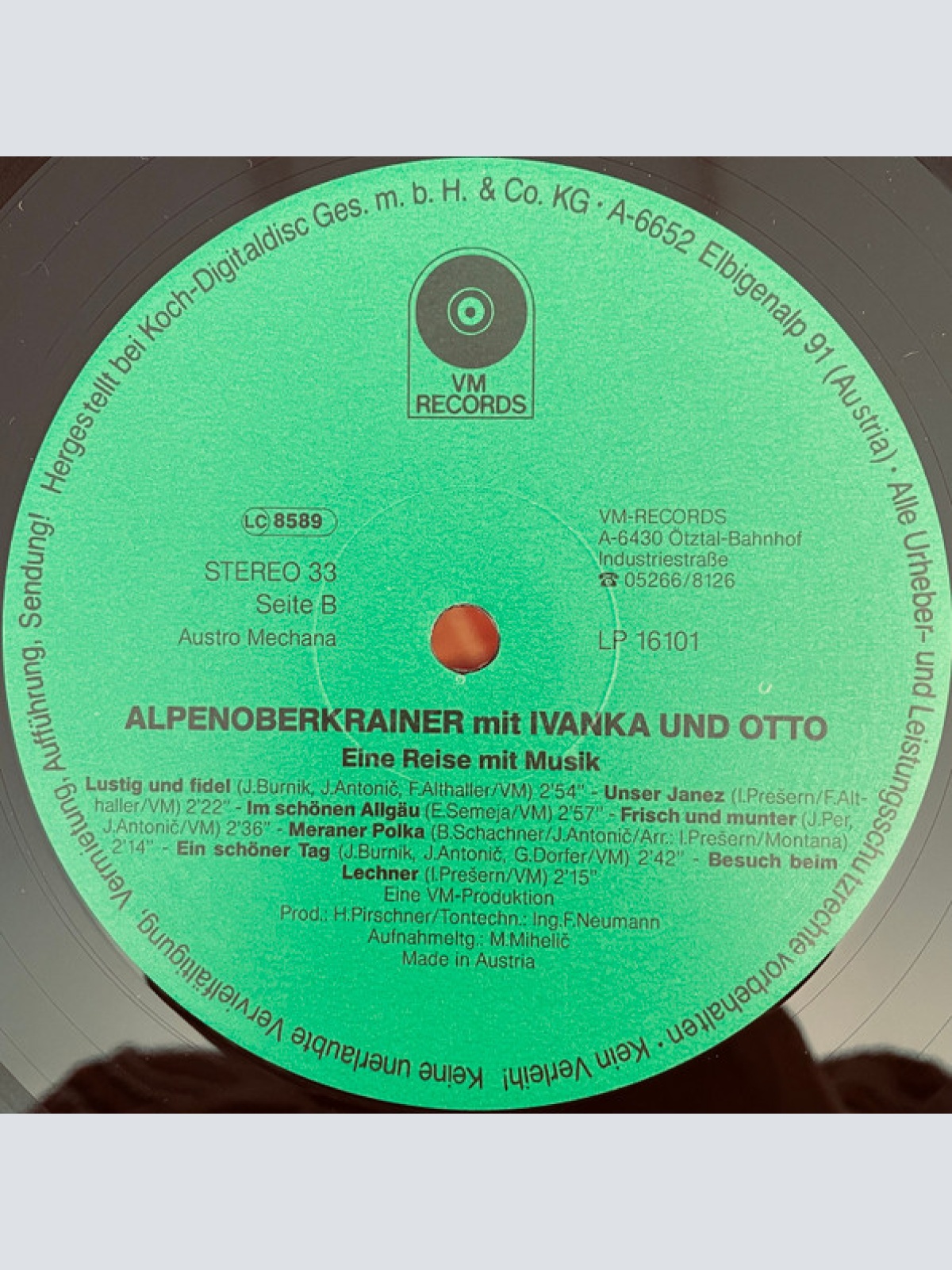 Vinyl / Alpenoberkrainer Mit Ivanka* Und Otto* - Eine Reise Mit Musik