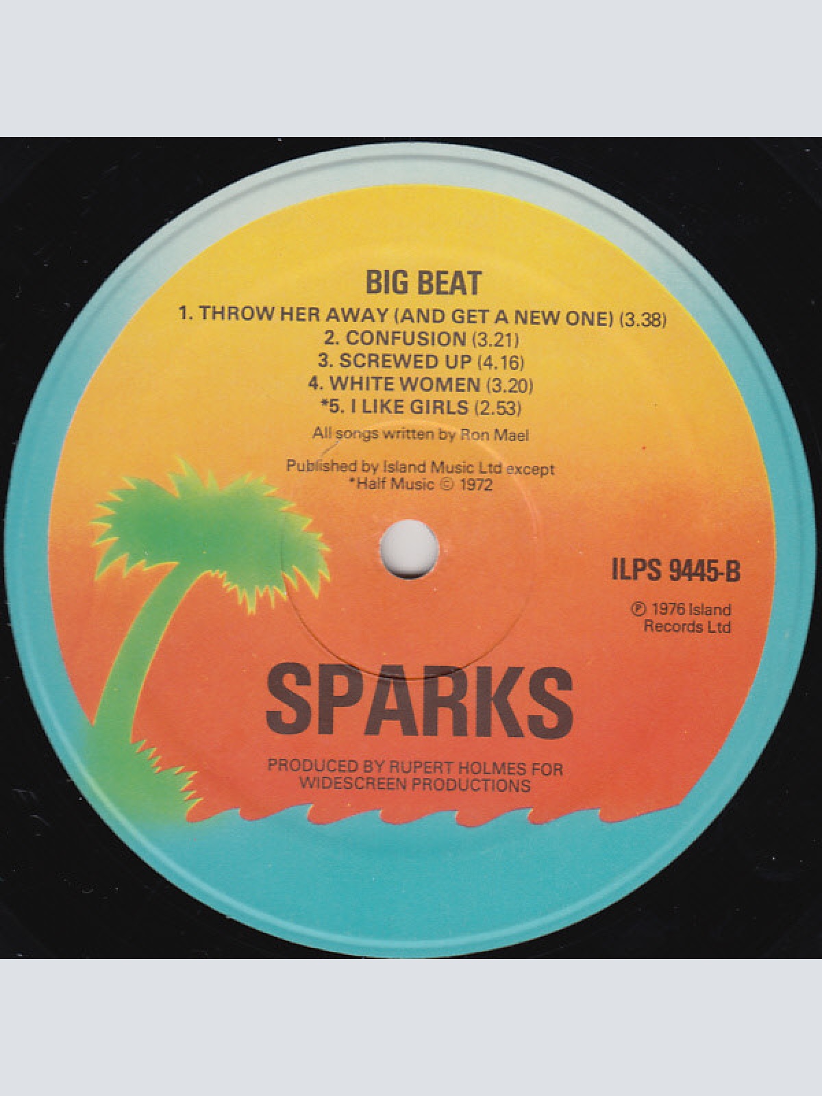 Vinyl / Sparks - Big Beat
