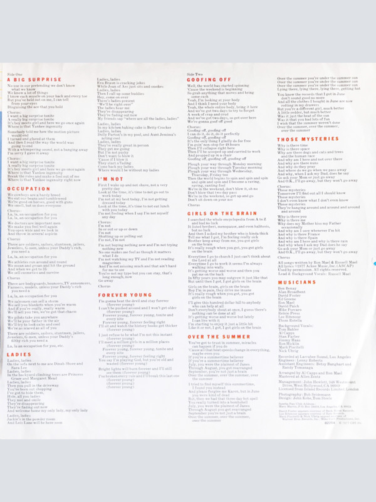 Vinyl / Sparks - Introducing Sparks