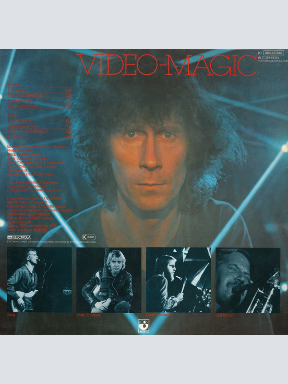 Vinyl / Eberhard Schoener - Video Magic