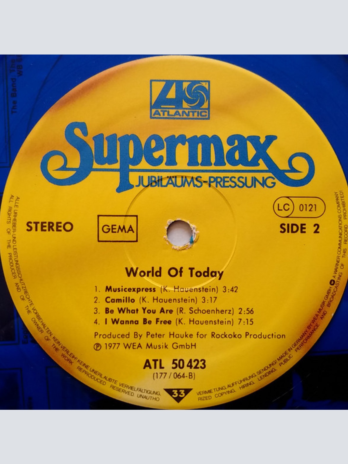 Vinyl / Supermax - World Of Today