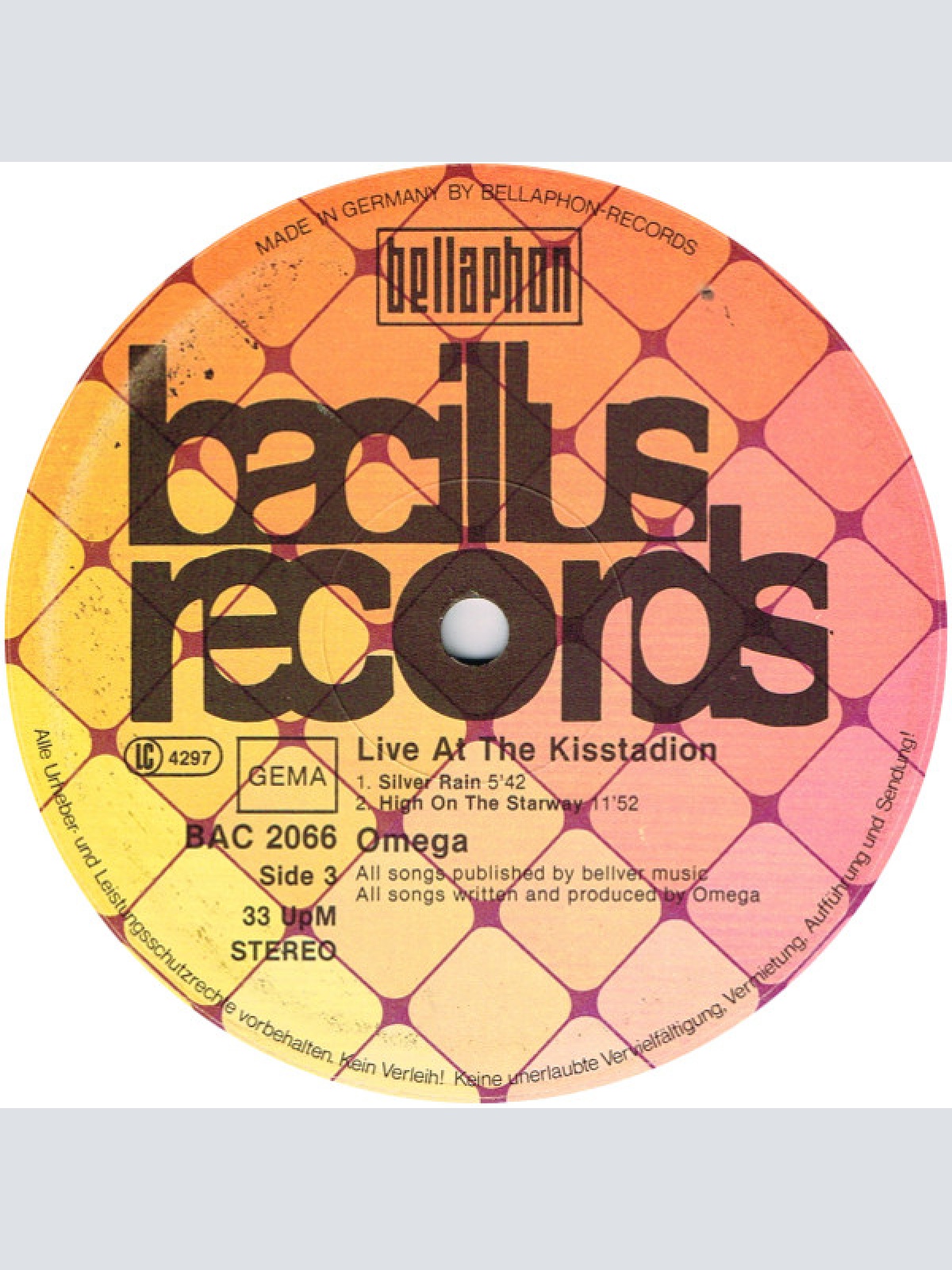 Vinyl / Omega (5) - Live At The Kisstadion