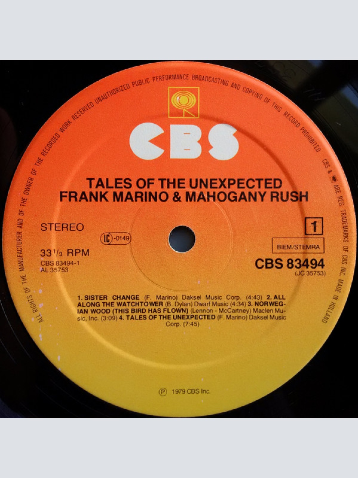 Vinyl / Frank Marino & Mahogany Rush - Tales Of The Unexpected