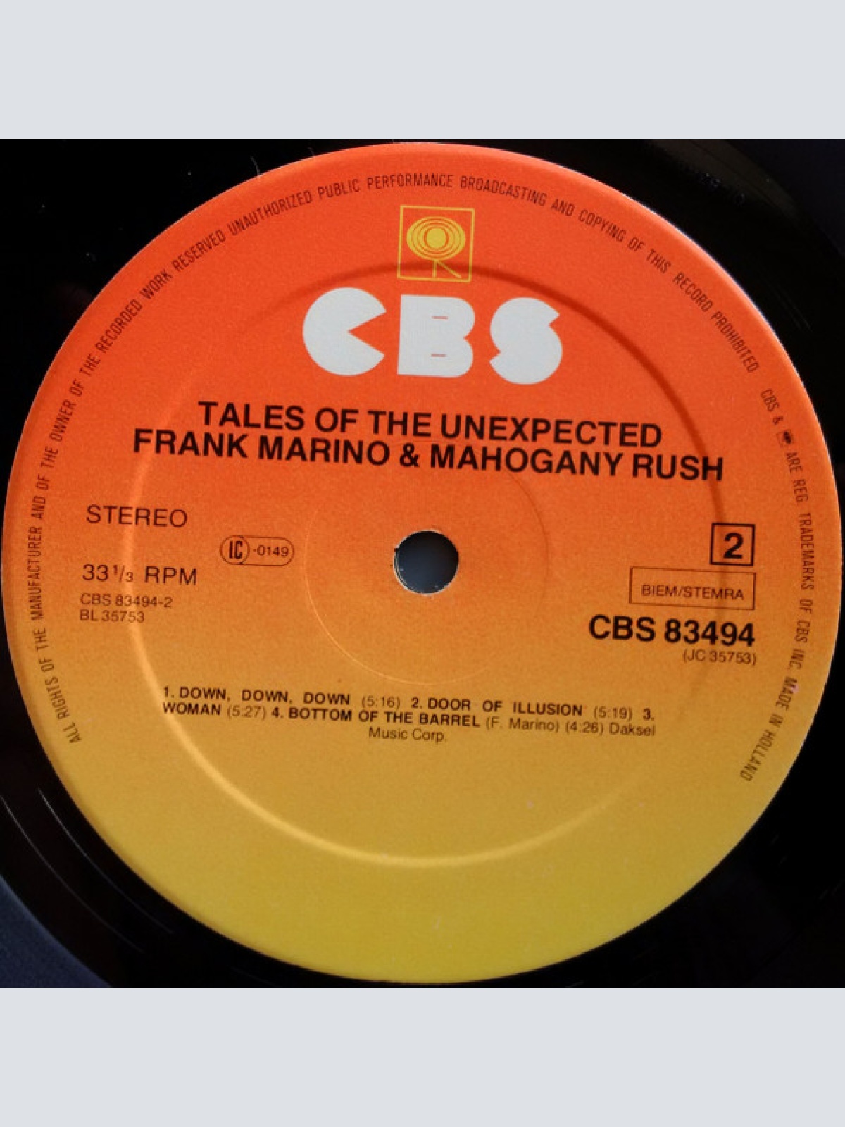 Vinyl / Frank Marino & Mahogany Rush - Tales Of The Unexpected
