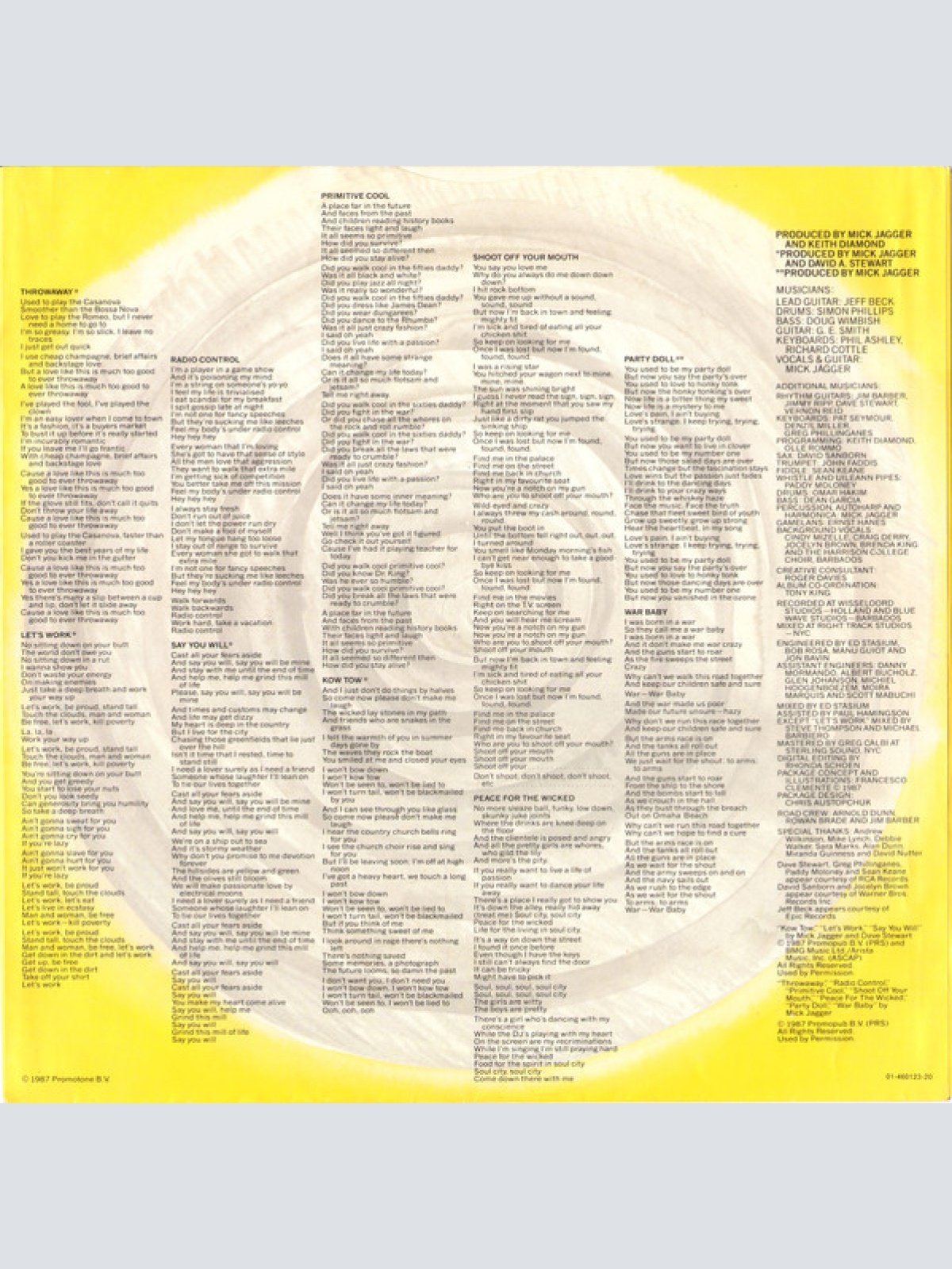 Vinyl / Mick Jagger - Primitive Cool