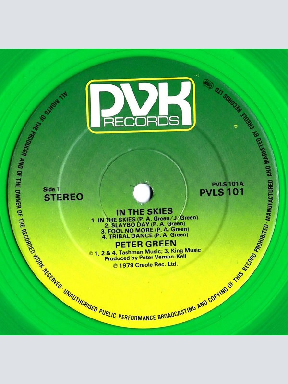 Vinyl / Peter Green (2) - In The Skies