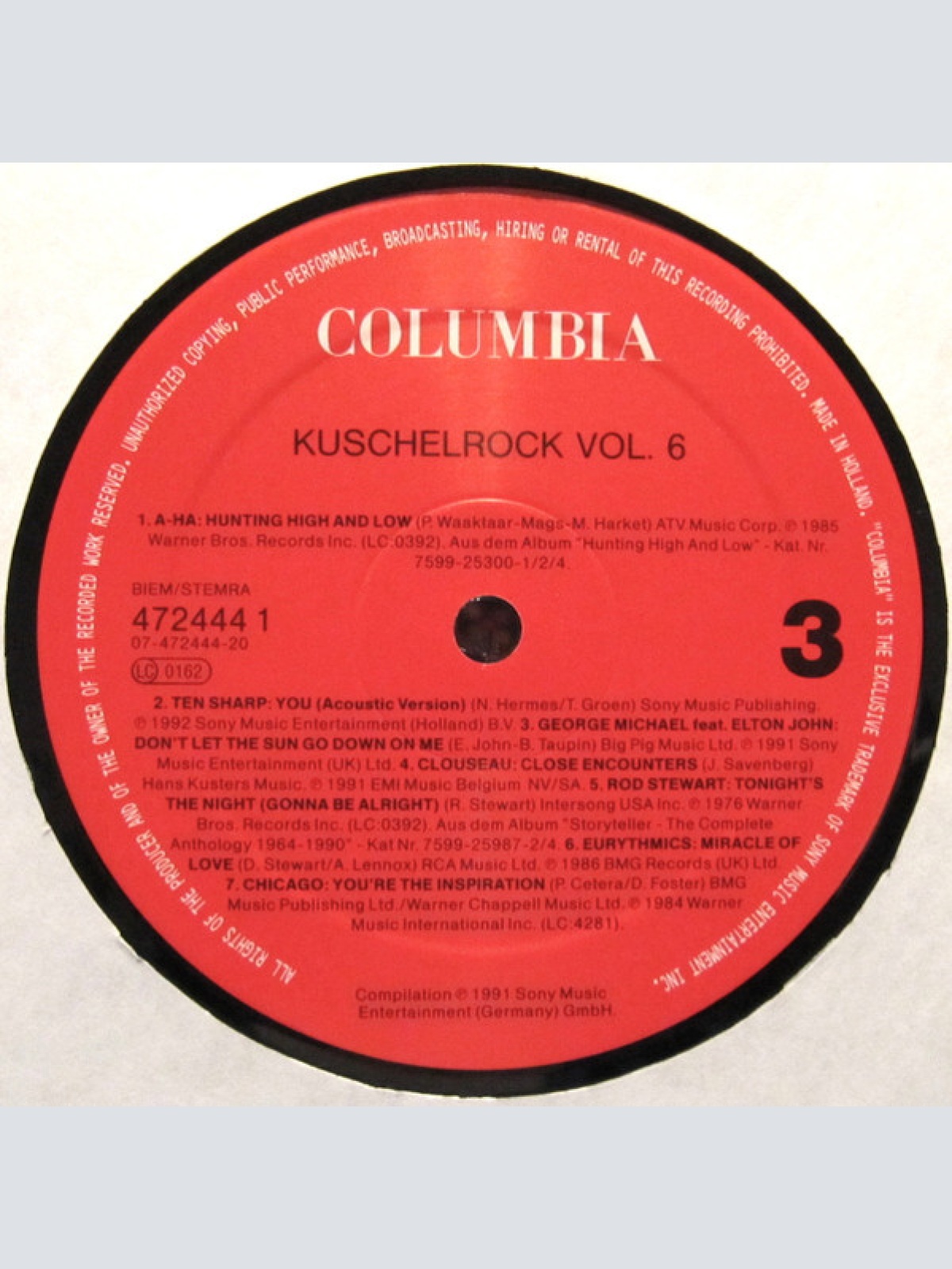 Vinyl / Various - Kuschelrock 6