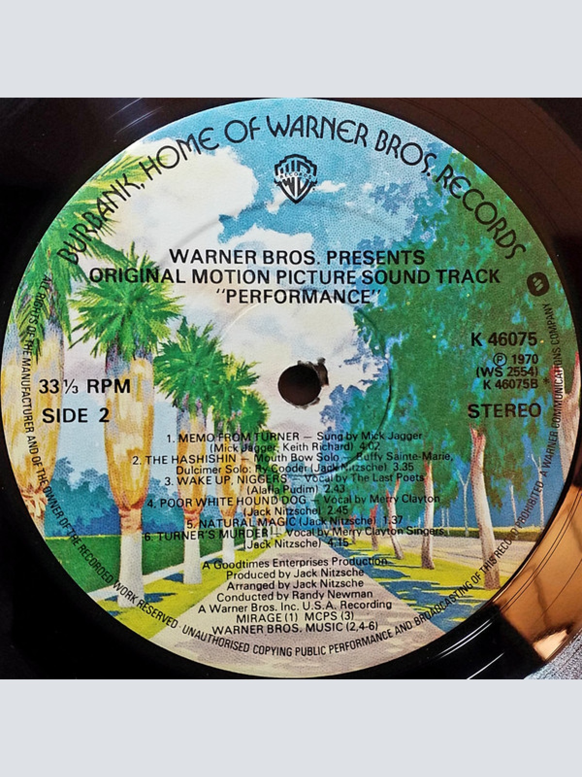 Vinyl / Various - Performance: Original Motion Picture Sound Track