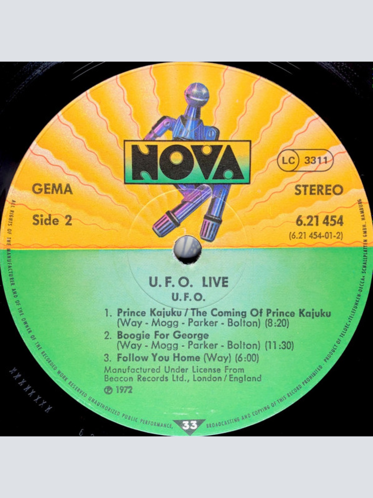 Vinyl / UFO (5) - Live