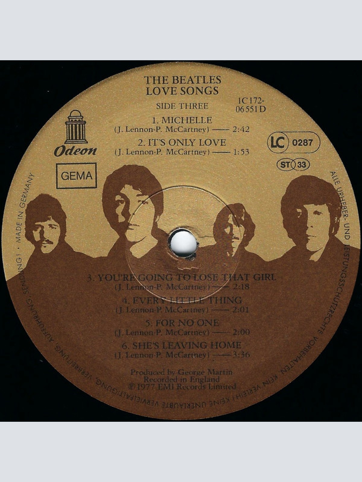 Vinyl / The Beatles - Love Songs