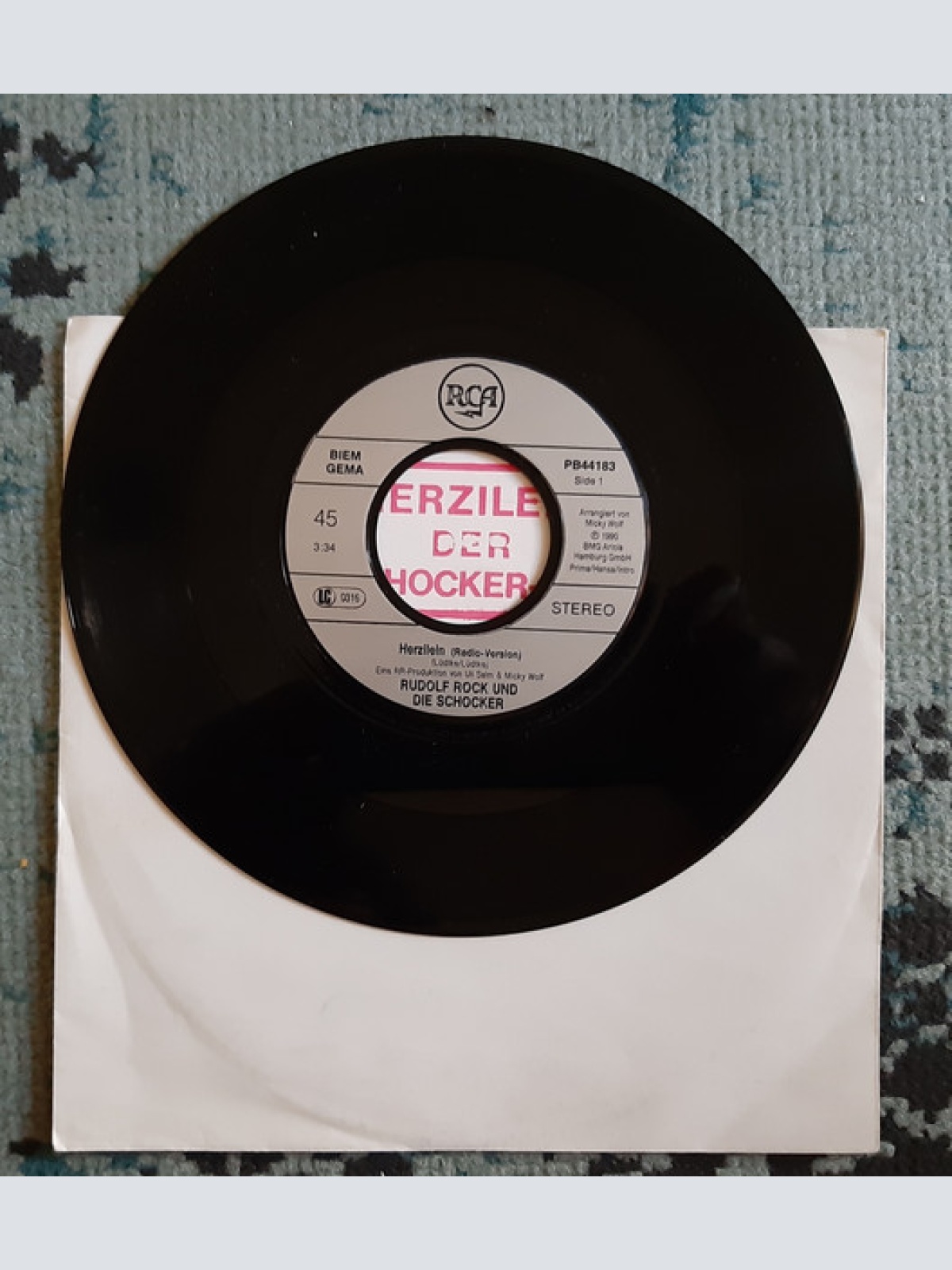 Vinyl / Rudolf Rock & Die Schocker - Herzilein (Der Schocker-Mix)