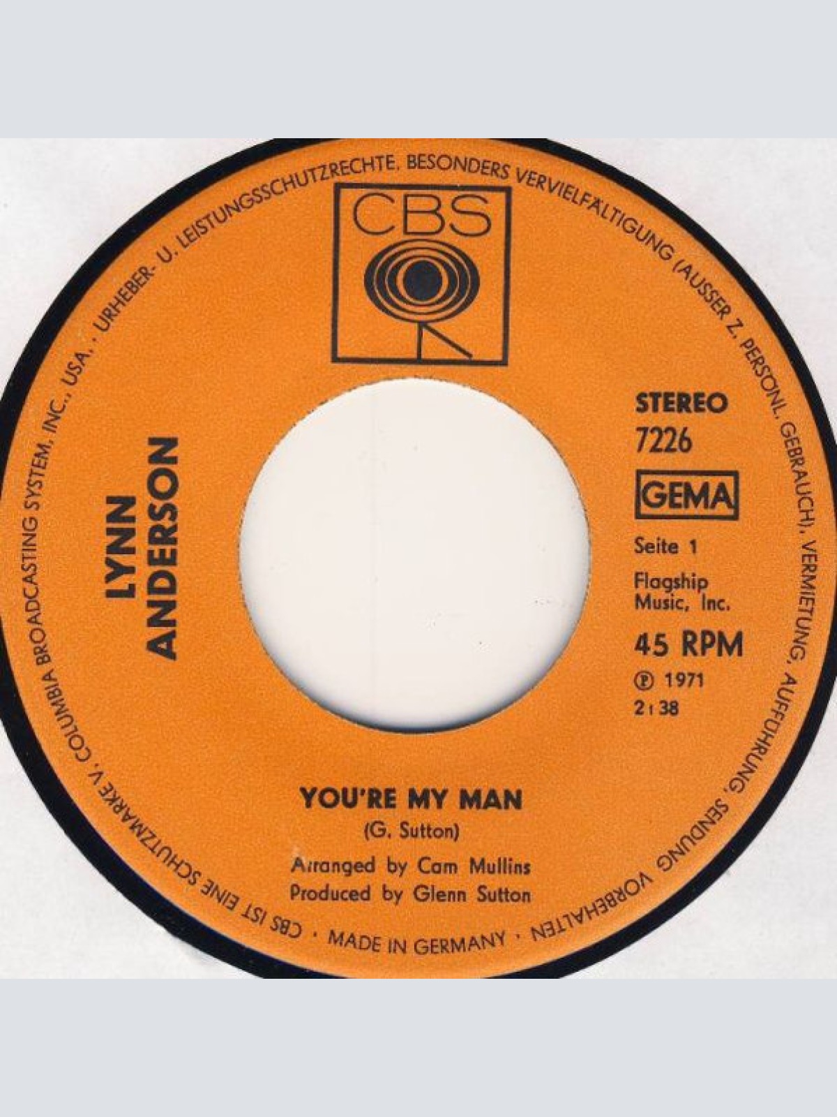 Vinyl / Lynn Anderson - You're My Man