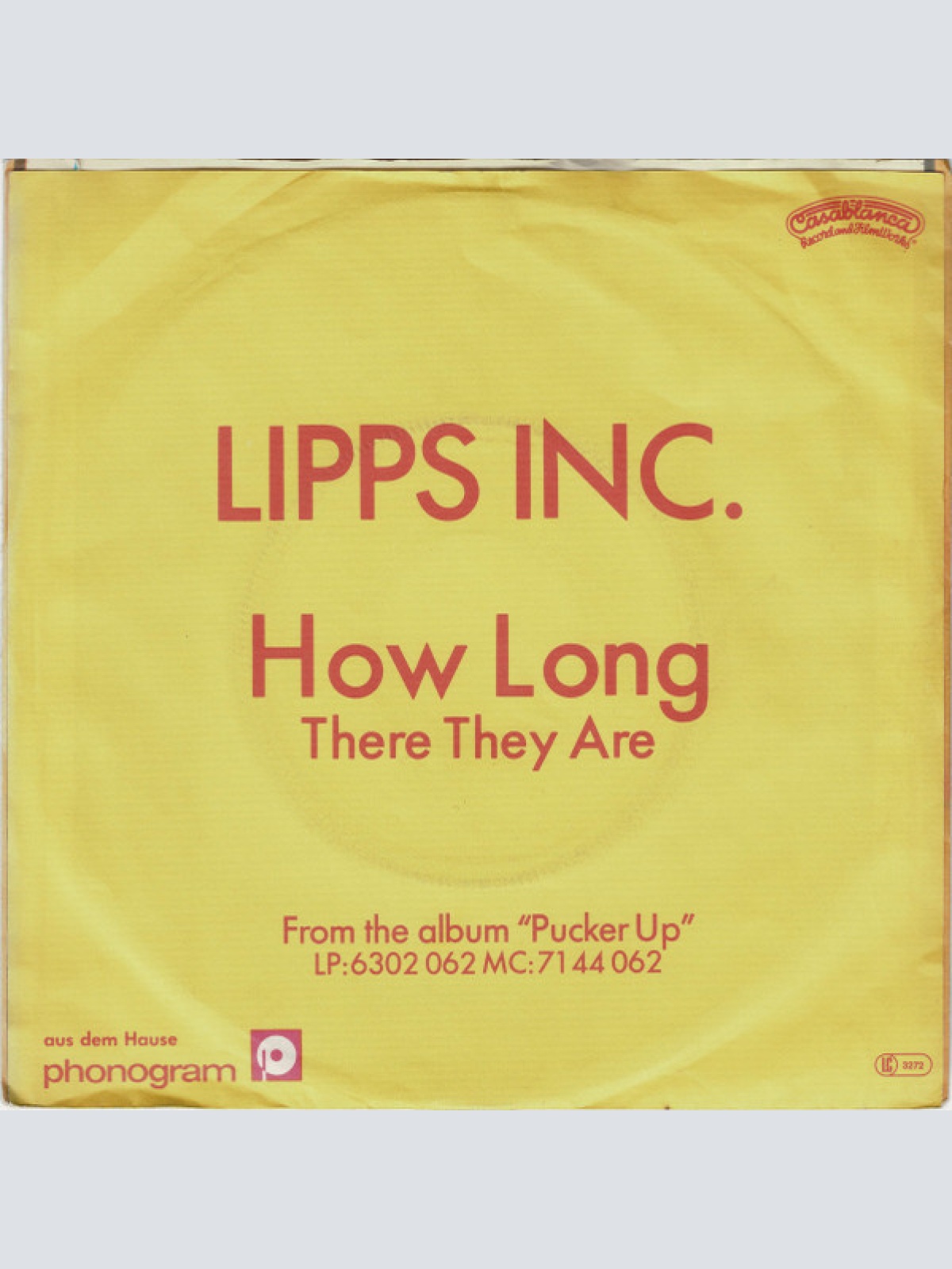 Vinyl / Lipps, Inc. - How Long