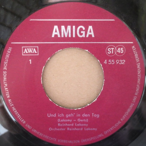 Vinyl / Reinhard Lakomy, Orchester Reinhard Lakomy - Und Ich Geh' In Den Tag / Wenn Du Gehst