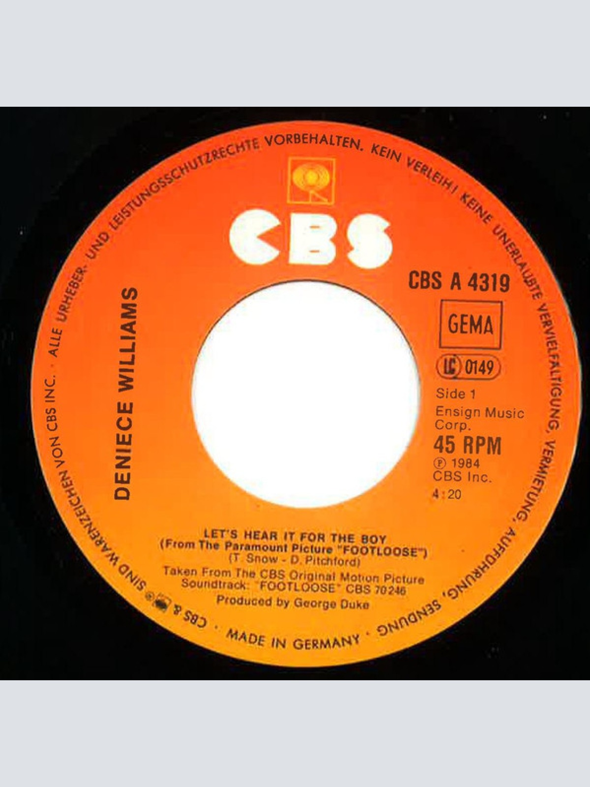 Vinyl / Deniece Williams - Let's Hear It For The Boy