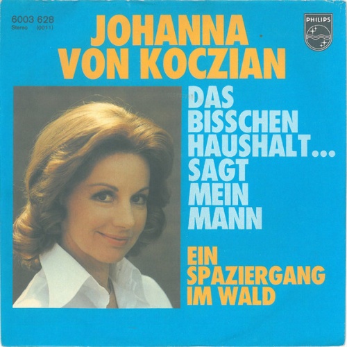 Vinyl / Johanna Von Koczian - Das Bisschen Haushalt ... Sagt Mein Mann