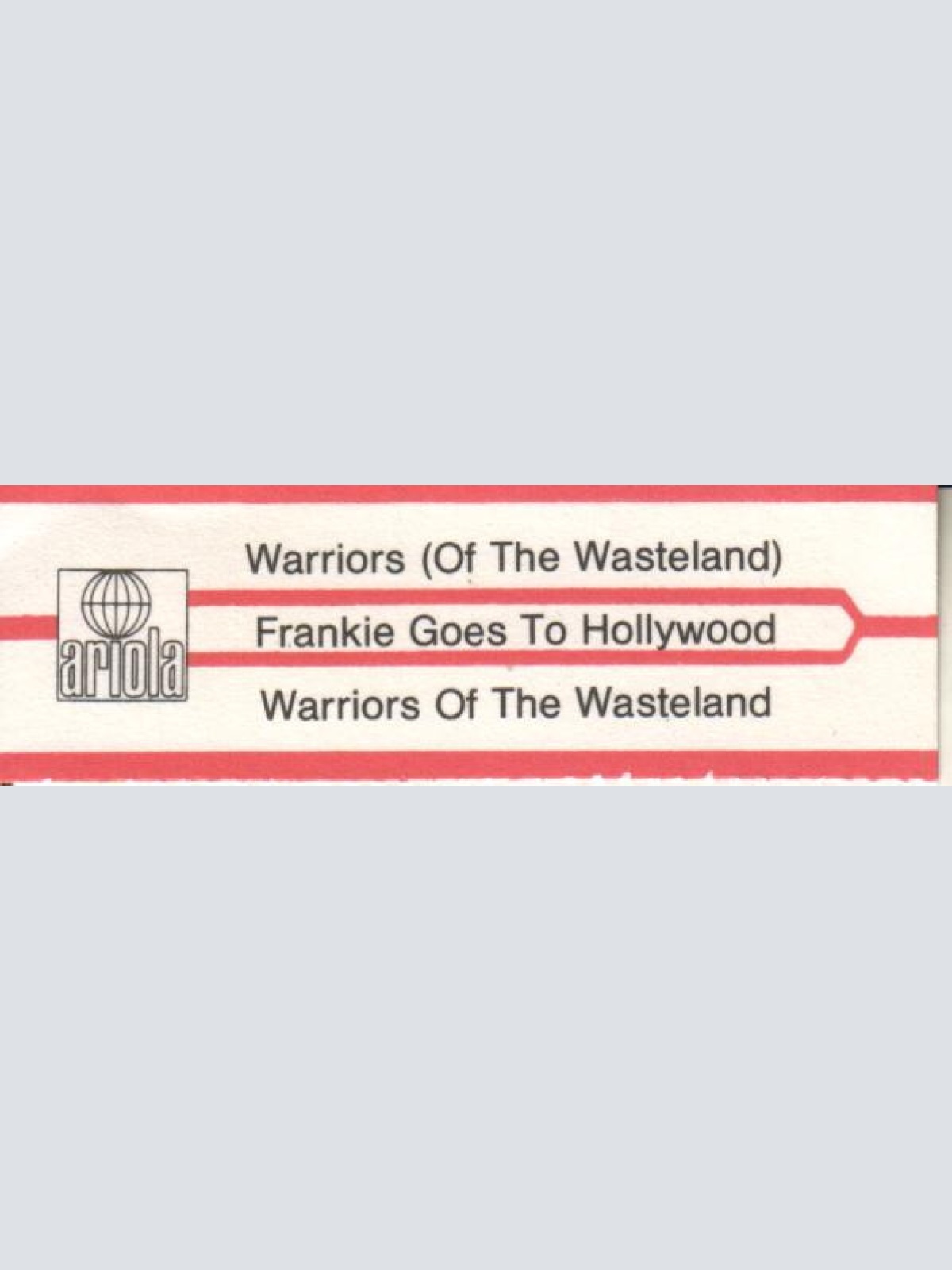 Vinyl / Frankie Goes To Hollywood - Warriors (Of The Wasteland)