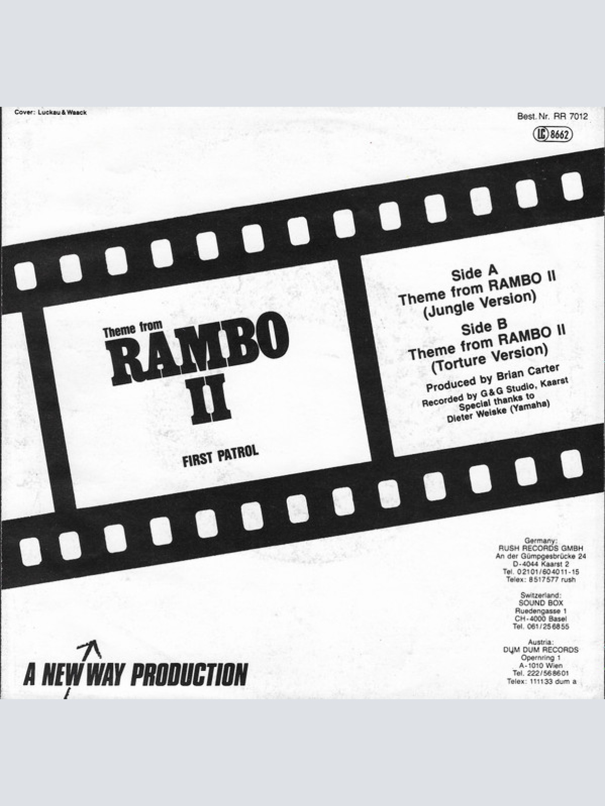 Vinyl / First Patrol - Theme From Rambo II